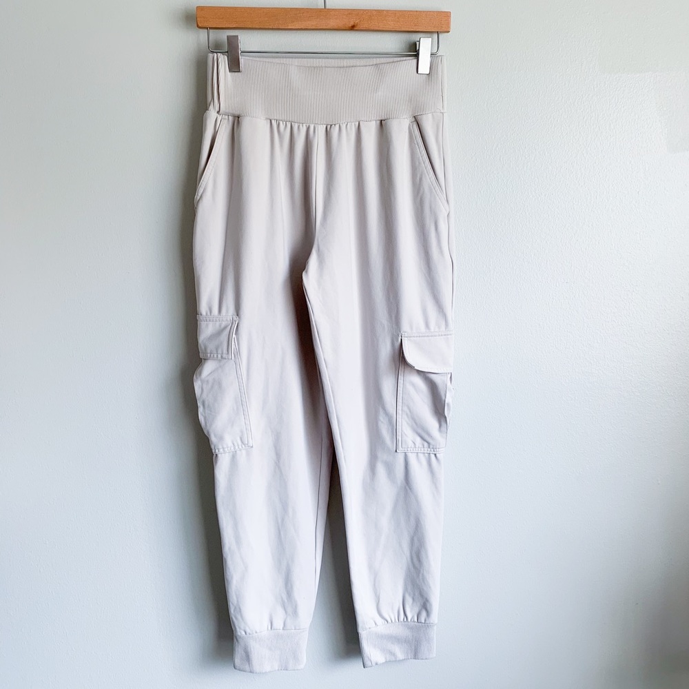 Women’s Light Beige Cargo Joggers